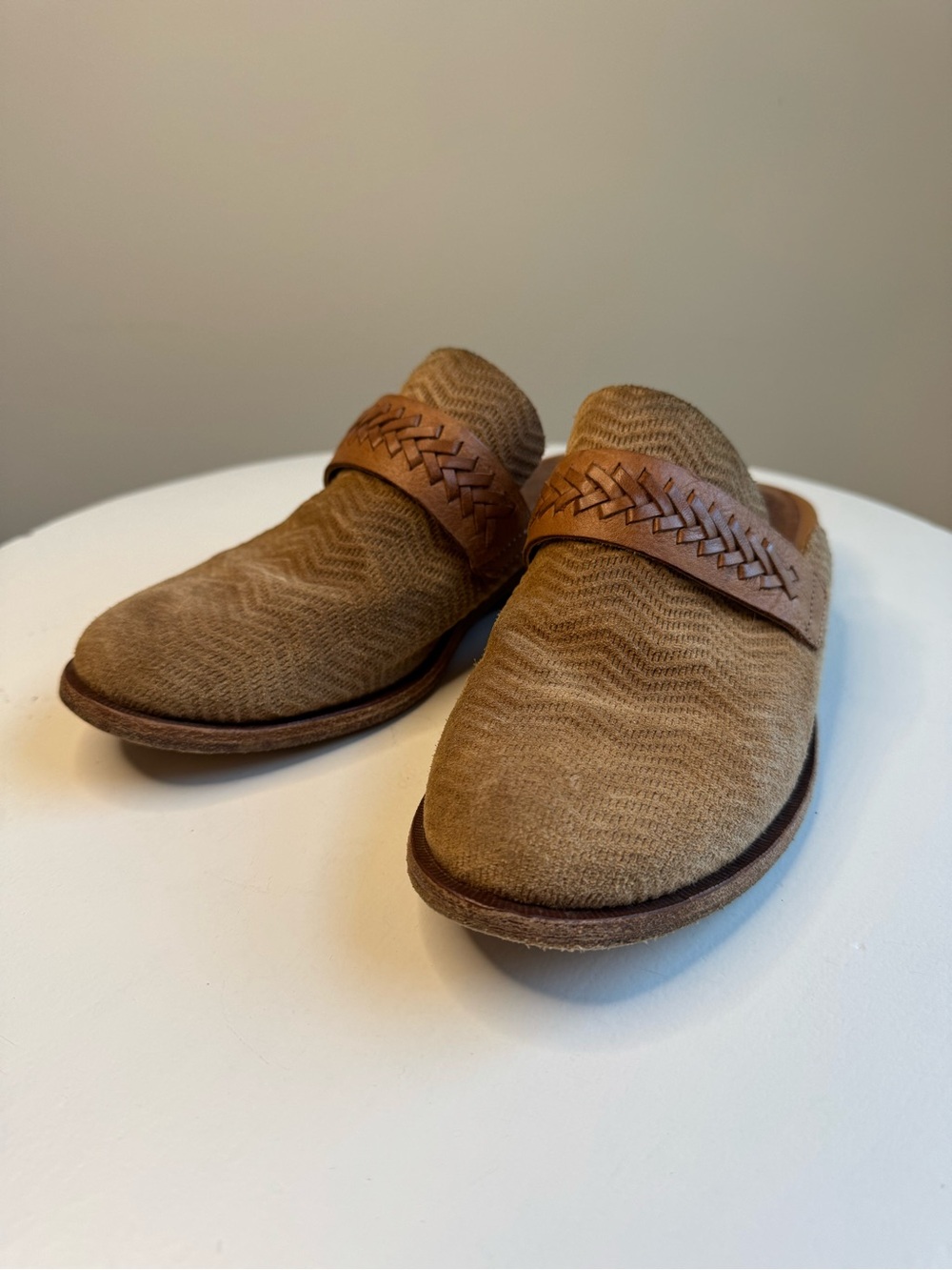Kork-Ease Women's Tan Braided-Accent Slip-On Loafers